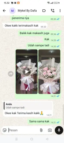 Testimonial Buket Bunga cilabanbulan