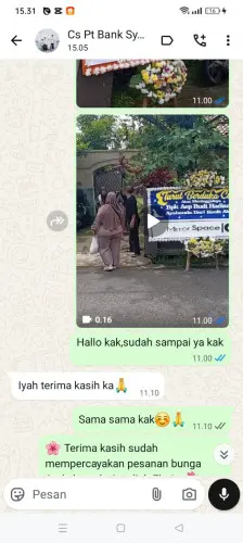 Testimonial Papan Bunga cilabanbulan